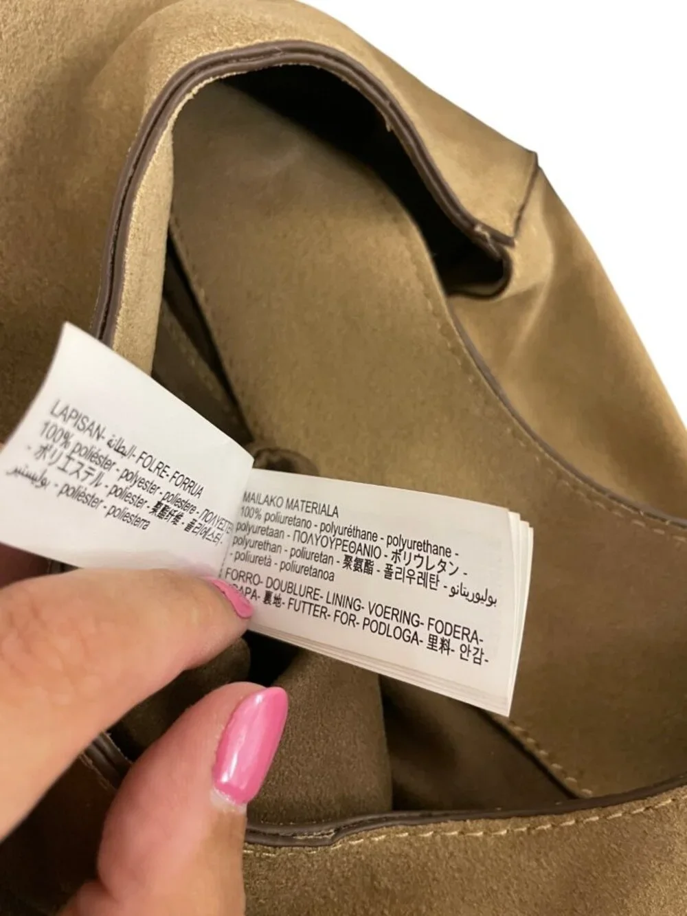 Zara Womens Leather Hobo Bag Sac Medium Brown Ombre 6130/410 NWT